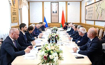 15-е заседание Межпарламентской комиссии Совета Республики Национального собрания Республики Беларусь и Совета Федерации по межрегиональному сотрудничеству (фото: Пресс-служба Совета Республики Национального собрания Беларуси)