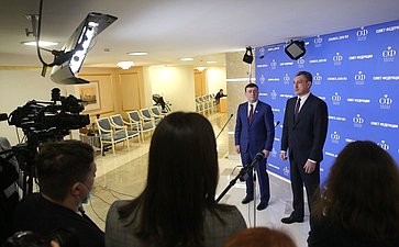 Брифинг Василия Орлова и Вячеслава Логинова
