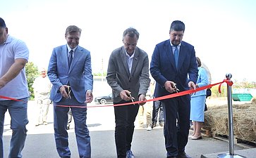 Первый заместитель Председателя Совета Федерации Андрей Яцкин в ходе рабочей поездки в Ростовскую область принял участие в открытии агроагрегатора фермерской продукции