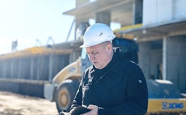 Игорь Кастюкевич посетил строительную площадку в Скадовске, где происходит комплексная застройка
