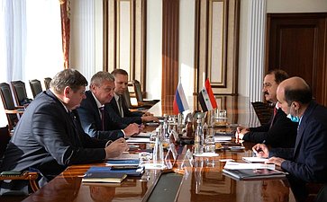 Встреча сенаторов с Чрезвычайным и Полномочным Послом Сирийской Арабской Республики в РФ