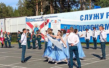 В образовательном центре-кадетской школе «Корабелы Прионежья» Вытегорского района состоялся первый выпуск