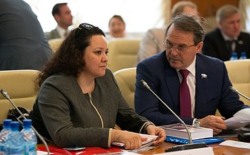 Визит делегации СФ в Якутию Отке и Морозов