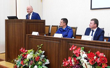 Алексей Кондратенко принял участие в мероприятии, посвященном подведению итогов работы Динского района