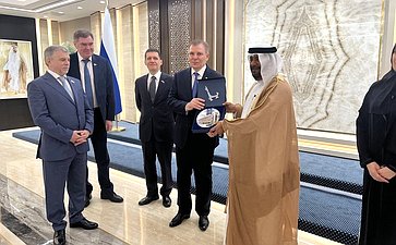 Рабочий визит делегации группы по сотрудничеству Совета Федерации с Федеральным национальным советом Объединенных Арабских Эмиратов в Абу-Даби