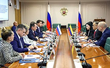 Члены группы по сотрудничеству Совета Федерации с Национальной ассамблеей Боливарианской Республики Венесуэла встретились с Послом Венесуэлы в Российской Федерации