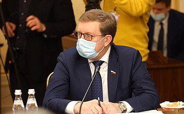 Встреча Валентины Матвиенко с Председателем Собрания Исламского Совета Исламской Республики Иран Мохаммадом Багером Галибафом