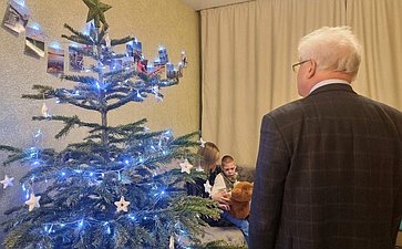 Владимир Чижов в рамках благотворительной акции «Ёлка желаний» поздравил детей с Праздником