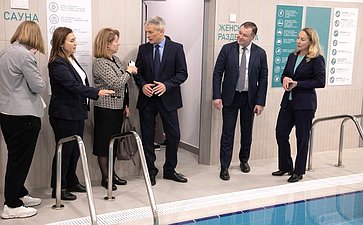 Сенаторы посетили Центр физкультурной и спортивной работы «Олимпия» Тюменского муниципального района