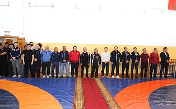 Баир Жамсуев принял участие в открытии Первенства Забайкальского края по вольной борьбе среди юношей