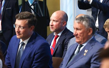 Встреча Председателя СФ Валентины Матвиенко и Председателя Совета Республики Национального собрания Республики Беларусь Натальи Кочановой с представителями молодежи России и Беларуси
