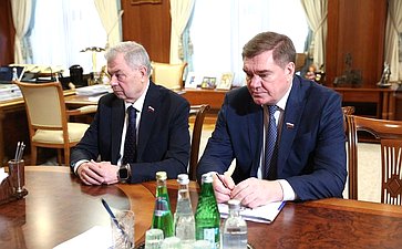 Председатель Совета Федерации Валентина Матвиенко провела встречу с руководством Калужской области