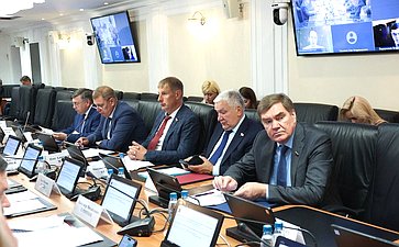 Заседание Комитета Совета Федерации по Регламенту и организации парламентской деятельности