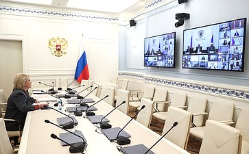 Лилия Гумерова в режиме видеоконференцсвязи приняла участие в заседании рабочей группы по подготовке заседания Государственного Совета РФ по вопросу «О подготовке кадров для экономики РФ»