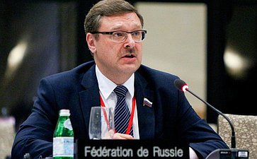 К. Косачев на 24-й сессии АТПФ в Ванкувере (Канада)