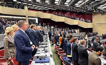 Сенаторы принимают участие в работе 148-й Ассамблеи Межпарламентского союза в Женеве