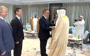 Делегация группы по сотрудничеству Совета Федерации с Федеральным национальным советом Объединенных Арабских Эмиратов находится с рабочим визитом в Абу-Даби