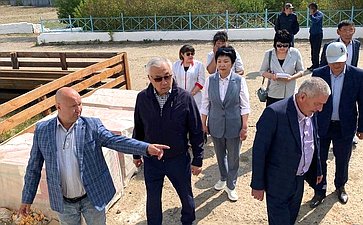 Баир Жамсуев посетил социальные объекты в Забайкалье