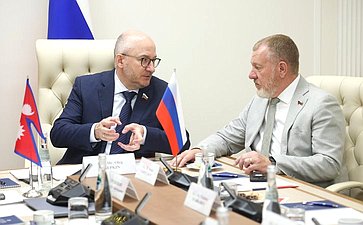 Встреча членов группы по сотрудничеству Совета Федерации с Национальным собранием Федерального парламента Непала