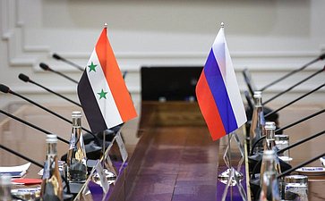 Встреча заместителя Председателя СФ Константина Косачева с Чрезвычайным и Полномочным Послом Сирийской Арабской Республики в РФ