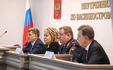 Открытие комплекса зданий Управления МВД РФ по Василеостровскому району Санкт-Петербурга