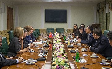 Встреча Г. Кареловой с делегацией Китая