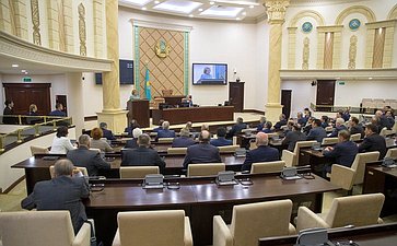 Валентина Матвиенко выступила на пленарном заседании Сената Парламента
