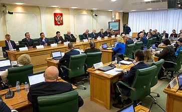 Совместное заседание Комитета СФ по конституционному законодательству и государственному строительству и Комитета СФ по обороне и безопасности