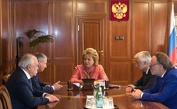 Встреча В. Матвиенко с делегацией Северной Осетии. Июнь 2017 г