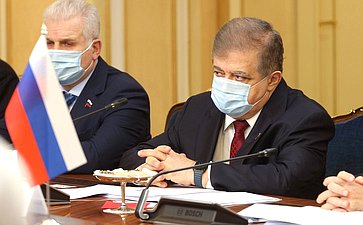 Встреча Валентины Матвиенко с Председателем Собрания Исламского Совета Исламской Республики Иран Мохаммадом Багером Галибафом