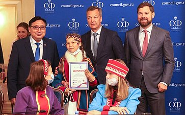Встреча с детьми-победителями Межнационального культурно-образовательного проекта «МЫ-Россия» в рамках целевой смены «Таланты Арктики. Дети»