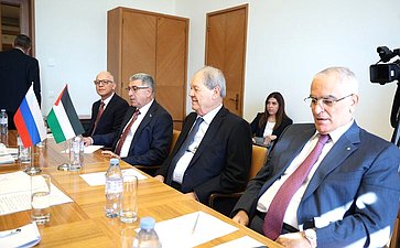 Встреча Председателя Совета Федерации Валентины Матвиенко с Председателем Палестинского национального совета Рухи Фаттухом
