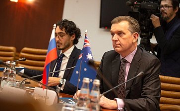 Встреча А. Климова с Чрезвычайным и Полномочным Послом Австралии в РФ Питером Тешем