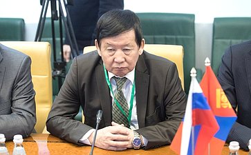 Встреча К. Косачева с наблюдателями от парламента Монголии