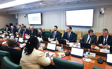 Встреча председателя Комитета СФ по международным делам Григория Карасина с заместителем Председателя Сената Республики Кения Катури Мурунги