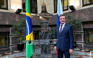 Сергей Рябухин принял участие в открытии выставки, посвящённой 195-летию установления дипломатических отношений между Россией и Бразилией