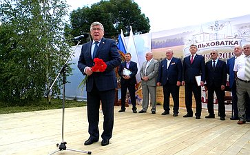 Валерий Рязанский принял участие в торжественных мероприятиях в честь 76-й годовщины Прохоровского танкового сражения Курской битвы