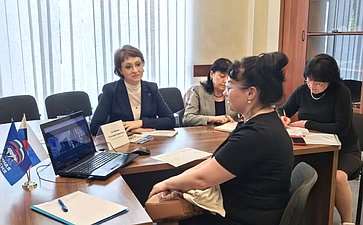 Екатерина Алтабаева провела онлайн-приём жителей Севастополя