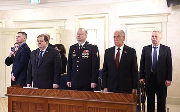 Совещание Комитета Совета Федерации по обороне и безопасности, посвященное Дню защитника Отечества совместно с Клубом военачальников Российской Федерации