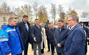 Сенаторы осмотрели городские канализационные очистные сооружения