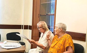 Екатерина Алтабаева провела личный приём граждан