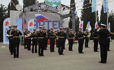 Сергей Колбин принял участие в открытии тематической смены «Школа будущих командиров» в «Артеке»