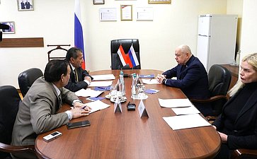 И. Умаханов провел встречу с Чрезвычайным и Полномочным Послом Йеменской Республики в РФ