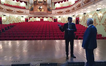 Сергей Мартынов посетил Марийский государственный академический театр оперы и балета им. Э. Сапаева