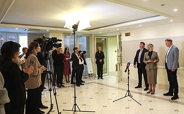 Открытие выставки Андрея Бодрова в Совете Федерации