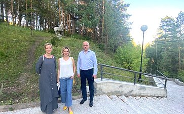 Олег Цепкин посетил город Трехгорный Челябинской области