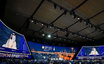 Председатель Совета Федерации Валентина Матвиенко приняла участие в пленарном заседании XXVIII Петербургского международного экономического форума