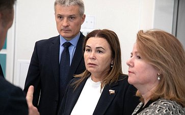 Сенаторы посетили Центр физкультурной и спортивной работы «Олимпия» Тюменского муниципального района