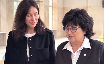 Елена Дягилева в рамках рабочей поездки посетила образовательные учреждения региона