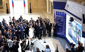 Председатель СФ Валентина Матвиенко и Министр энергетики РФ Сергей Цивилев приняли участие в торжественной церемонии подключения к природному газу социальных, спортивных и коммунально-бытовых объектов в четырёх субъектах Российской Федерации